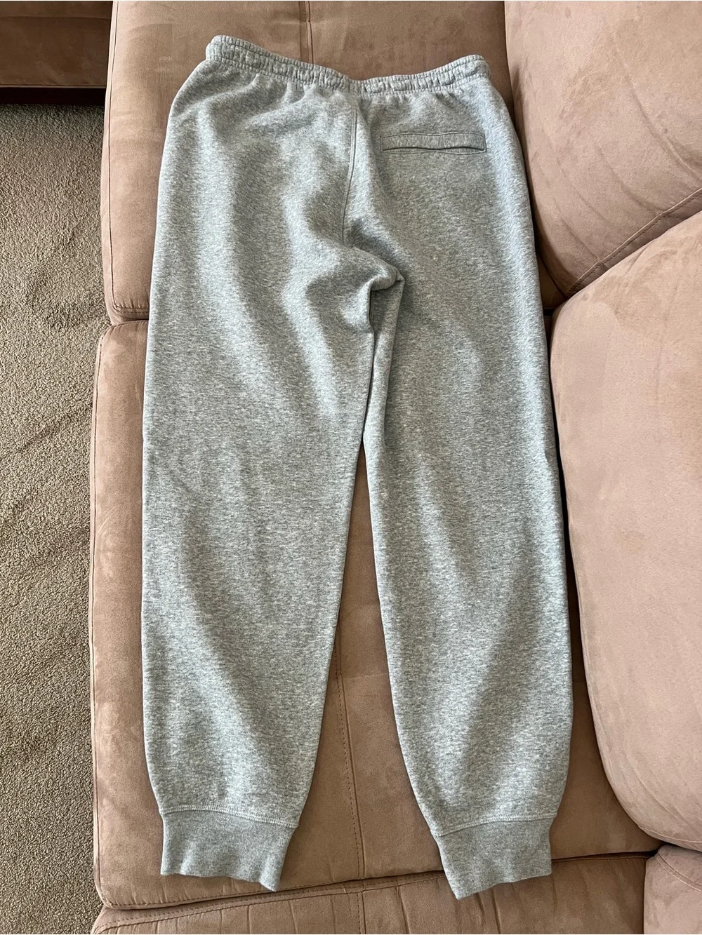 Nike Men’s Chenille Futura Grey Joggers sz medium